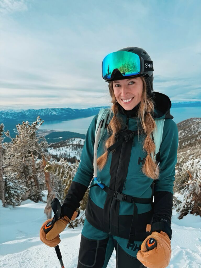 Copywriter and content creator, Allie Cheney, living and working in the outdoors!